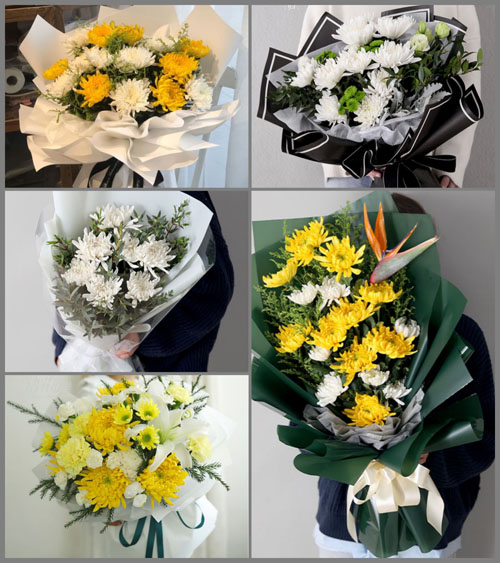 湖南湘西州永顺县盐井乡白事花束代送